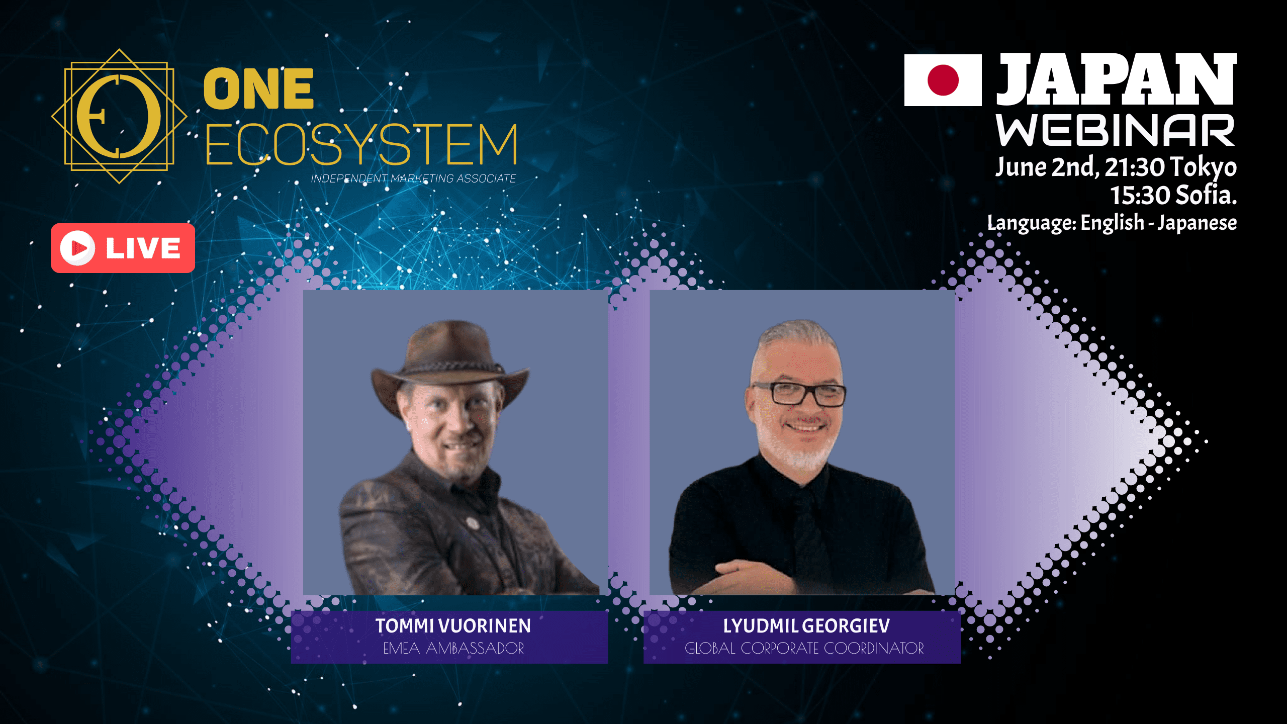 Coordinador corporatiu global de OneEcosystem i ambaixador EMEA per a un seminari web especial